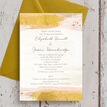 Blush & Gold Brush Strokes Wedding Invitation additional 4