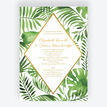 Tropical Leaves Wedding Invitation additional 1