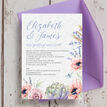 Country Flowers Wedding Invitation additional 5