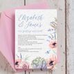 Country Flowers Wedding Invitation additional 6