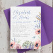 Country Flowers Wedding Invitation additional 7