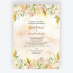 Gold Floral Wedding Invitation additional 1