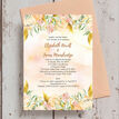 Gold Floral Wedding Invitation additional 3