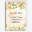 Gold Floral Save the Date additional 1