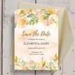 Gold Floral Save the Date additional 2