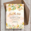 Gold Floral Save the Date additional 5