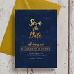 Navy & Gold Save the Date additional 2