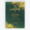 Emerald & Gold Wedding Invitation additional 1