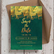 Emerald & Gold Save the Date additional 3