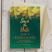 Emerald & Gold Save the Date additional 4