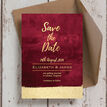 Burgundy & Gold Save the Date additional 4