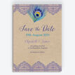 Rustic Peacock Save the Date additional 1
