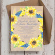 Rustic Sunflower Wedding Invitation additional 5