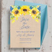 Rustic Sunflower Save the Date additional 4