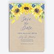 Rustic Sunflower Save the Date additional 1