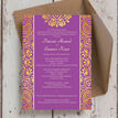 Purple Mandala Indian / Asian Wedding Invitation additional 4