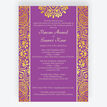 Purple Mandala Indian / Asian Wedding Invitation additional 1