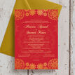 Red & Gold Indian / Asian Wedding Invitation additional 2