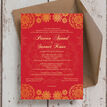 Red & Gold Indian / Asian Wedding Invitation additional 4