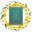 Teal & Gold Indian / Asian Wedding Invitation additional 6