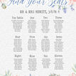 Country Flowers Wedding Seating Plan additional 3