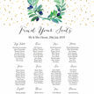 Olive Wreath Wedding Seating Plan additional 3
