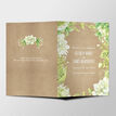 Rustic Greenery Wedding Order of Service Booklet additional 2