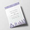 Lilac & Lavender Wedding Order of Service Booklet additional 1