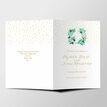 Olive Wreath Wedding Order of Service Booklet additional 2