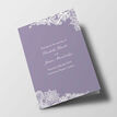 Romantic Lace Wedding Order of Service Booklet additional 1