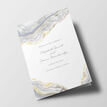 Silver Geodes Wedding Order of Service Booklet additional 1