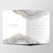 Silver Geodes Wedding Order of Service Booklet additional 2