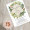 Floral Wreath Wedding Invitation additional 5