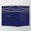 Navy & Gold Fairy Lights Order of Service Booklet additional 2