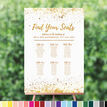 Gold Dust Wedding Table Seating Plan additional 1
