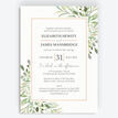 Greenery Frame Wedding Invitation additional 1
