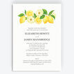 Watercolour Lemons Wedding Invitation additional 1