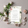 Blush & Gold Geometric Floral Wedding Invitation additional 3