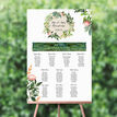 Flora Wreath Wedding Seating Plan additional 1