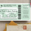 Boarding Pass Travel Themed Wedding Invitation additional 9