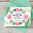 Tropical Flower Save the Date additional 3