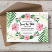 Tropical Flower Save the Date additional 4