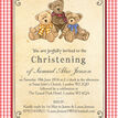 Teddy Bears' Picnic Christening / Baptism Invitation additional 5
