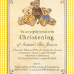 Teddy Bears' Picnic Christening / Baptism Invitation additional 7