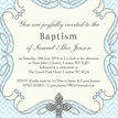 Ornate Cross Christening / Baptism Invitation additional 7