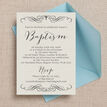 Rustic Calligraphy Personalised Christening / Baptism Invitation additional 3