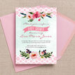 Watercolour Floral Baby Shower Invitation additional 2