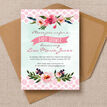 Watercolour Floral Baby Shower Invitation additional 3