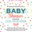 Pastel Confetti Baby Shower Invitation additional 5