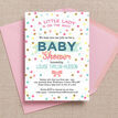 Pastel Confetti Baby Shower Invitation additional 2